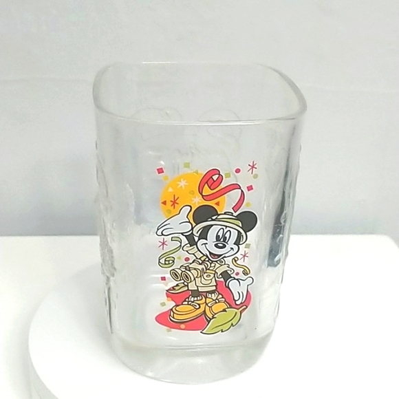 Mac Donald's Disney Mickey Mouse Animal Kingdom Glass Cup - Picture 7 of 7